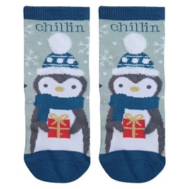 Stephen Joseph Unisex-Kid's Crew Socks, Penguin, Medium