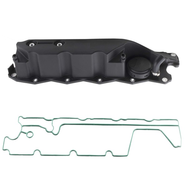 BOXI 264-933 Engine Valve Cover with Gasket Fits for Volvo S60 2011-2016 | V60 2015-2016 | XC60 2010-2016 | for Volvo XC70 2009-2015 | for Volvo S80 2008-2015 | L6 3.0L Turbo Only | 31319643 30757664