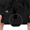 CREATCABIN Black Chef Hat Adults Adjustable Baker Hat Kitchen Catering
