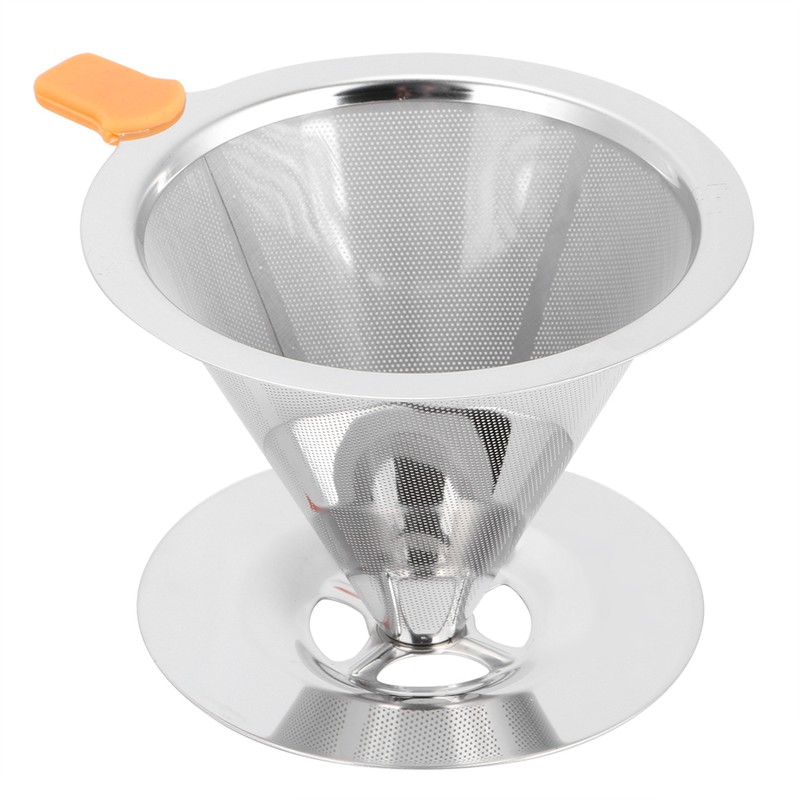 304 Stainless Steel Integrated Coffee Filter Paperless Reusable Coffee Filter