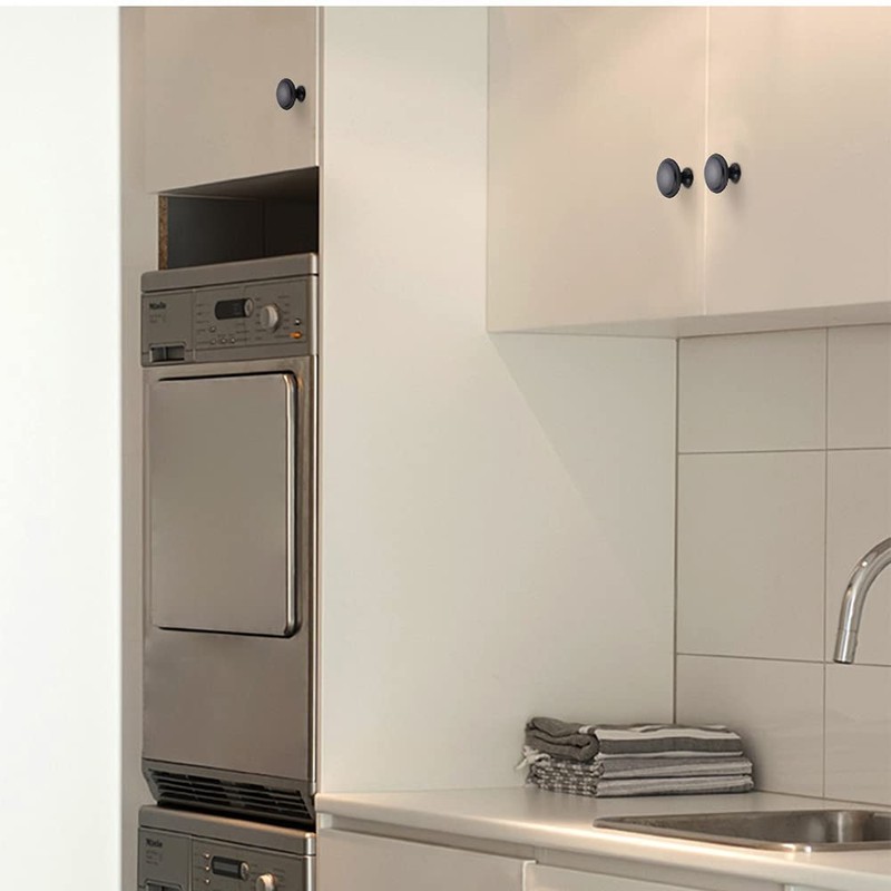 Betinyar 40 Pieces Kitchen Cabinet Knobs Round Cabinet Pulls Mushroom