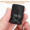 sourcing map 4 Point Square Socket 1/2" Drive 14mm Metric