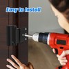 DUOSI Reinforced Home Security Door Lock Bracket with 8 Screws