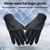 Winter Outdoor Touch Screen All Finger Gloves Antislip Windproof Fleece