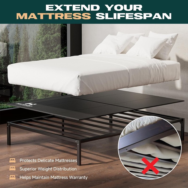 Bunkie Board Queen Size(60x80) Heavy-Duty Bed Boards for Under Mattress