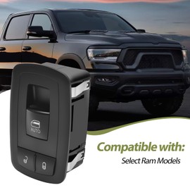 Power Window Switch Front Passenger Side Compatible with Ram 1500 2019-2024 Replaces 920-542
