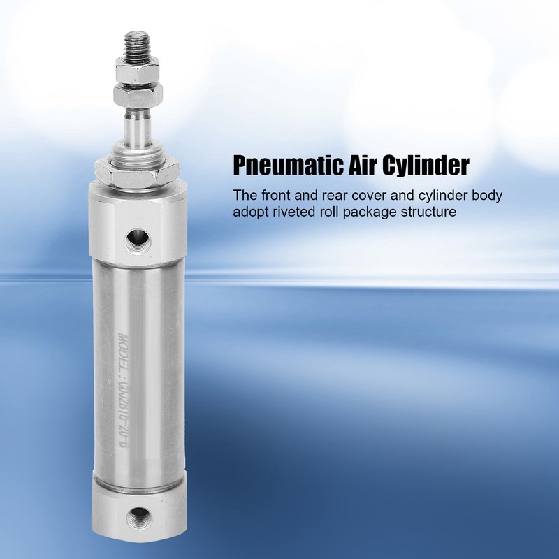 Pneumatic Air Cylinder Mini Double Acting Single Rod Stroke Stainless