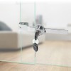 Sliding Glass Door Ratchet Lock,Locks for Glass Display Case with