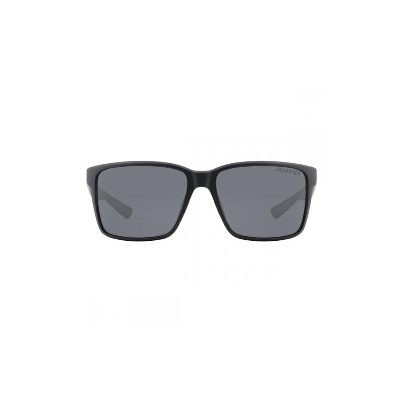 Dirty Dog Men's Yolo Sunglasses Black/Grey Polarized Rectangular Casual Full