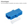 QUARKZMAN Pack of 10 Fibre Optic Adapter LC/UPC Coupling Single