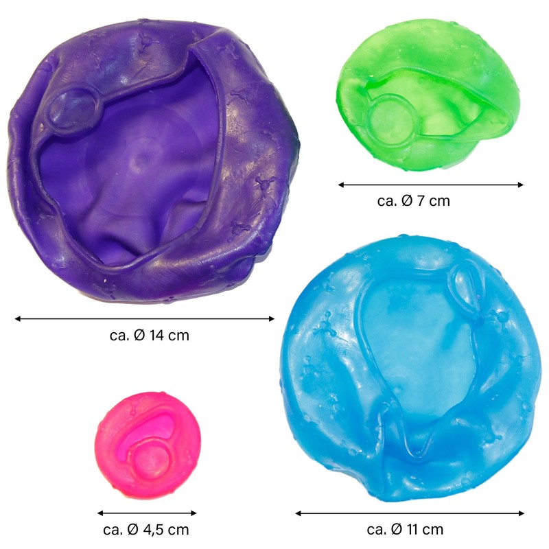 STONELINE® Reusable Food Storage Lids, Set of 4, Stretchable, Diameter