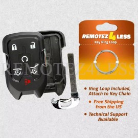 Remotez4less For 2014 2015 2016 2017 GMC Yukon Remote Key Fob Shell Case Cover