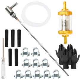 Seconero 23-Piece Fuel Standpipe Set, 4 m Diesel Heating Fuel Line for Car Auxiliary Heater Diesel, Standpipe Set with Oil Filter, Connection Pipe, Hose Clamp, Screwdriver, Gloves