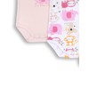 Chicco Baby Unisex Sleeveless Cotton Bodysuits Set, rose