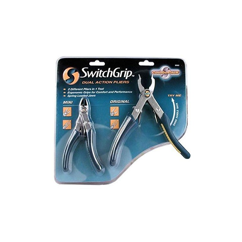 Allied Tools SwitchGrip 30582 Dual Action Plier Combo Pack