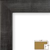 Craig Frames Bauhaus, Modern Black Pine Picture Frame, 14 by