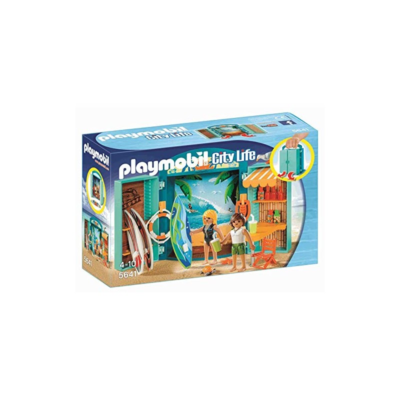 Playmobil 5641 Surf Shop Pop Up Game Box