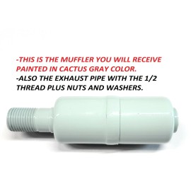 andrei-x Exhaust With Muffler for: Coleman ct100u or Coleman cc100x Mini bike only.