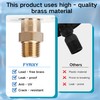 FYRIXY RV City Water Inlet with Check Valve – 3/4″