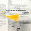 Acrylic Bookmarks, Motivational Clear Bookmark, Inspirational Book Marks with Tassels,