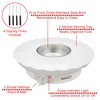 Brentwood TS-604W Electric Fondue Pot Set with 3 Section Tray