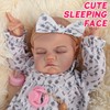 FANCCI Lifelike Reborn Baby Dolls, 18 inches Realistic Newborn Sleeping