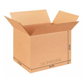 Linium 10 Caja Carton Nueva Empaque E-commerce Envios 16x12x12