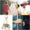 Lurrose Cute Elephant Design Key Ring Fashion Car Bag Pendant