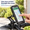 Waterproof Motorcycle Bike Mobile Phone Holder Support Universal Bicycle GPS