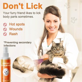 KPOAPERA Cat Deterrent Spray - Indoor Cat Deterrent to Keep Cats Away, Stop Cat Urination and Scratching - Training Aid for Furniture, Sofas, Rugs, Curtains - 2 Pack