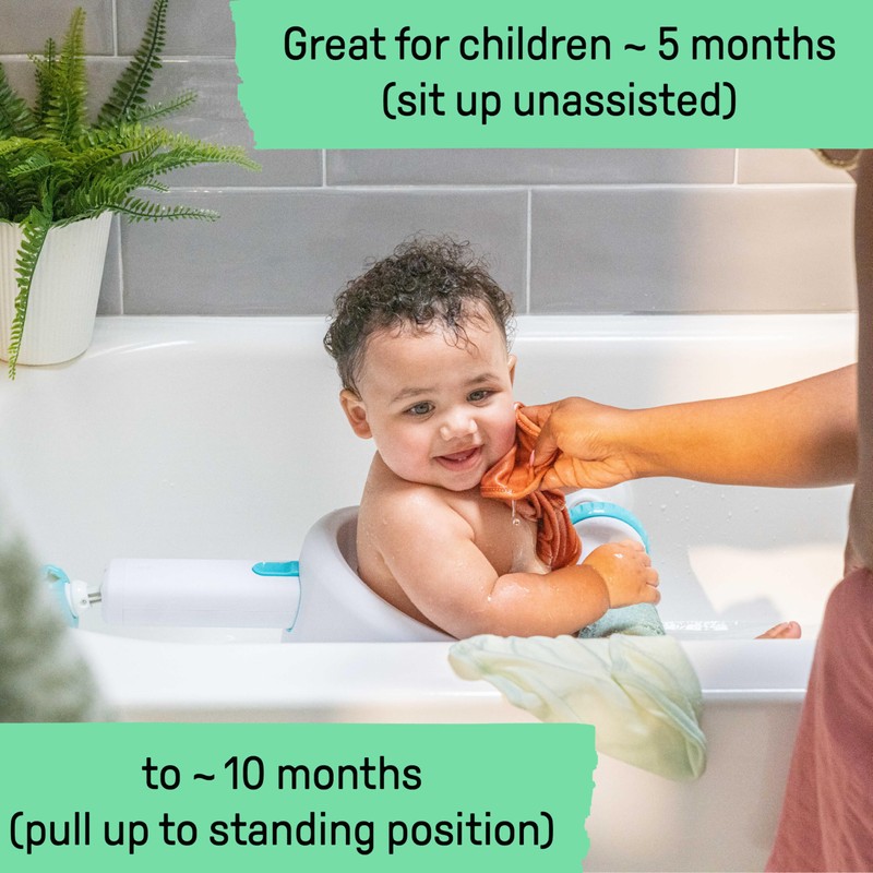 Ingenuity My Bath Seat for Sit-Up Baby Bathing, Sure &