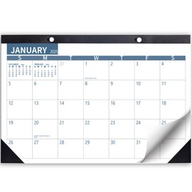 Desk Calendar 2025 Wall Calendars, November 2024 - December 2025 Monthly Planner Paper Office Desktop 17"X 12", 14-Months, Planning and Organizing Home, School, Office, Holiday, Vacation