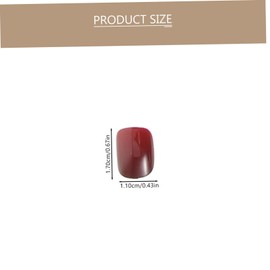 WOONEKY Sets Women's Press Square Nails Diy Manicure Kits Fake Nails for Daily Use