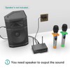 FIFINE UHF Dual Channel Wireless Handheld Microphone, Easy-to-use Karaoke Wireless