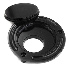 HONGK- Motorcycle Keyless Gas Cap Fuel Tank Compatible with Yamaha Yzf-R6 Yzfr6 Yzf R6 Black [B01C0SUWLG]