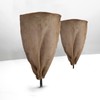 Svepndic 2PCS 47''x40'' Reusable Warm Burlap Winter Plant Cover Bags