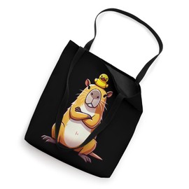 Funny Capybara Duck Duckling Bath Toys Cute Boys Girls Kids Tote Bag