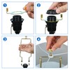 WEAVERBIRD Lamp Harp Holder, 7 8 9 10 Inch Adjustable