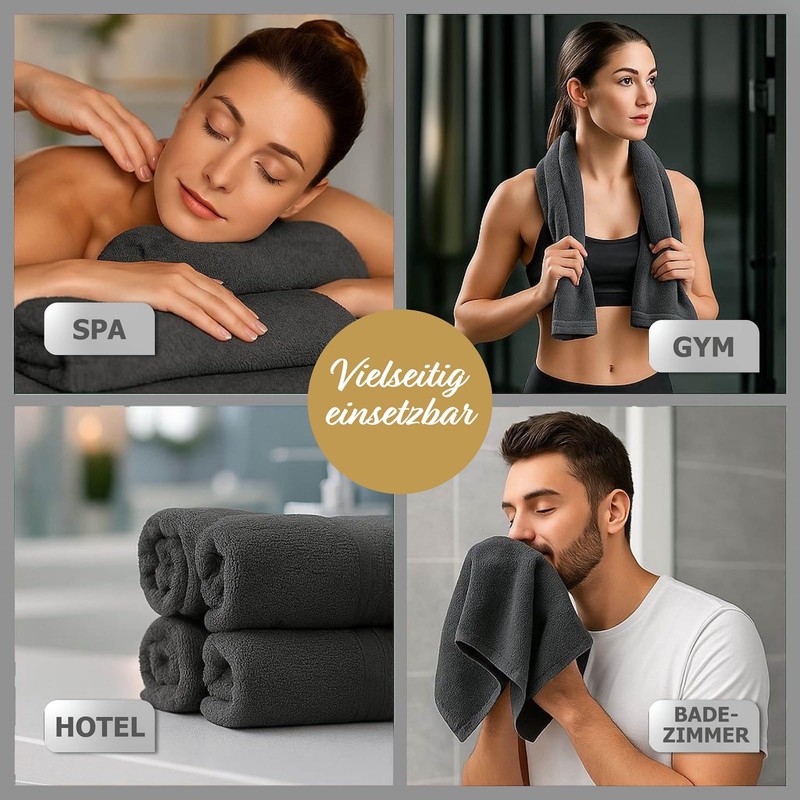 Class 4 Piece Terry Towel Set | Pack of 4