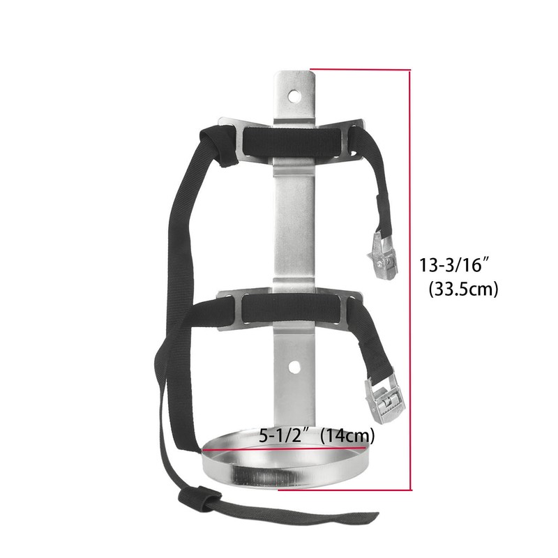 Fire Extinguisher Mount,Stainless Steel,Wall Hanging Bracket, Holder for Home, Car,