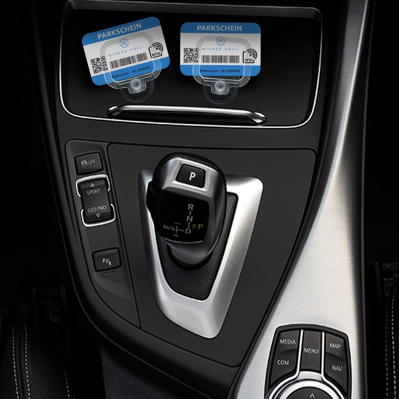 2X Parking Permit, Ticket and Note Holder for Car Windscreen,