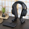kalibri Wooden Omega Headphone Stand - Universal Headset Wood Hanger