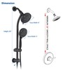 UCLIMAA Modern Rainfall Shower Head with Handheld Shower Spray, 26-Inch