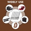 Zicojia 6 Sizes Oval Hole Punch for Leather 6mm-10mm Hollow