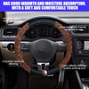Zpana Car Steering Wheel Cover, Anti Slip Fluffy Vehicle Wheel