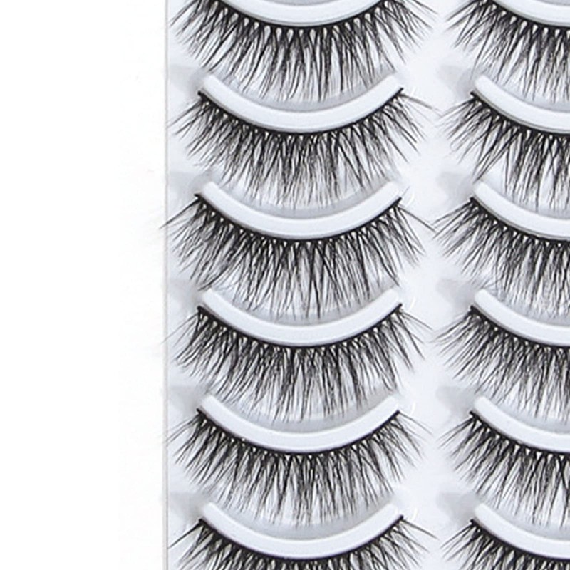 Pestañas Autoadhesivas 10 Pares Pestañas Postizas Reutilizables Ligeras Pestañas Postizas