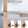 JZVXX Gate Latch with Spring Cable Pull for Fence Gate