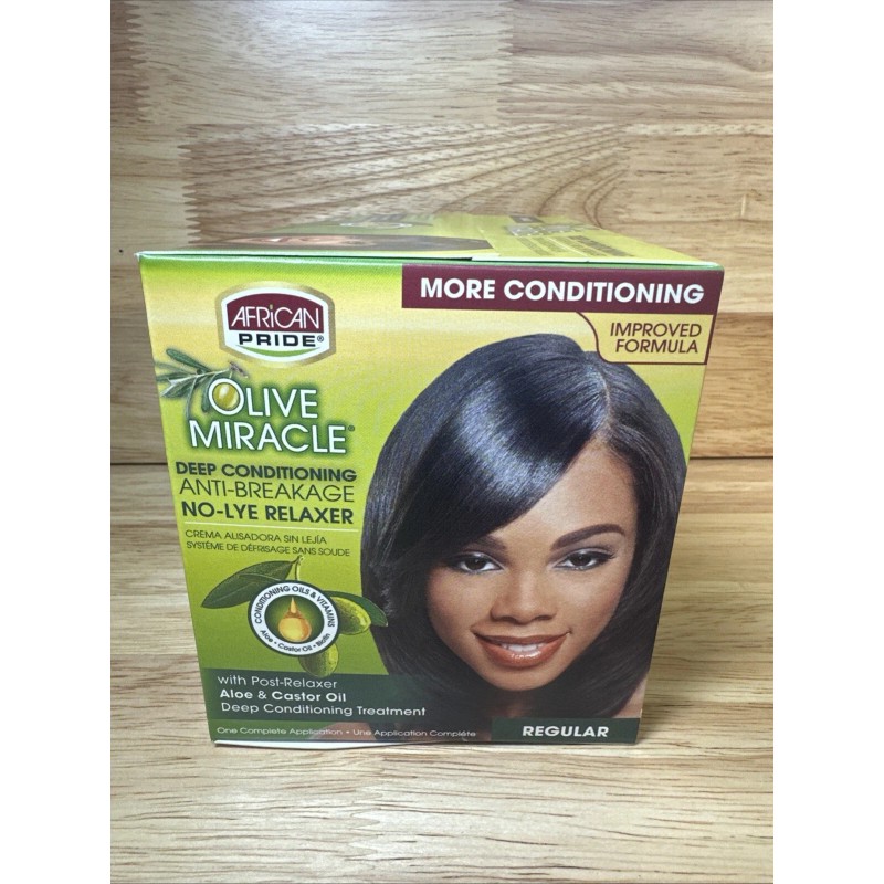 African Pride Olive Miracle African Pride Deep Conditioning No Lye