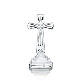 Mikasa Celebrations Rejoice Glass Crystal Cross, 9-Inch, 2.56" x 4.13", Clear