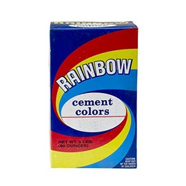 Mutual Industries 9009-0-5 Rainbow Cement Color, 5 lb., Terra Cotta